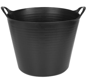 Strend Pro 254683 Kbelík Flexi, černý, konstrukce, s ušima, 39x35,5 cm, 27 litrů