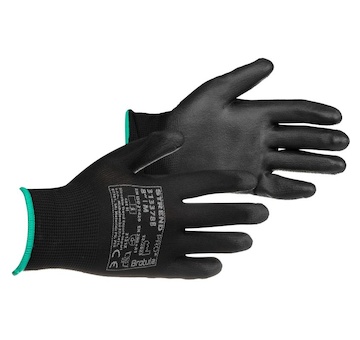 Strend Pro 313378B Rukavice ST BROTULA Black 08 M zahradní, NEW EDITION, s blistrem
