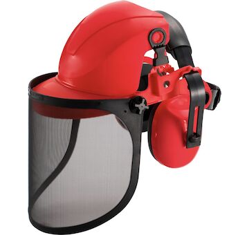 Strend Pro 313927 Štít s chráničmi sluchu Safetyco, ochranný, plexisklo