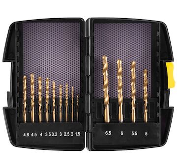 Strend Pro 4200320 Sada vrtáků FD038, 13 kusů, do kovu