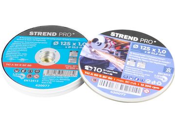 Strend Pro 420077 Kotouč 125x1,0x22,2 mm, řezný na kov, dóza, 10 ks