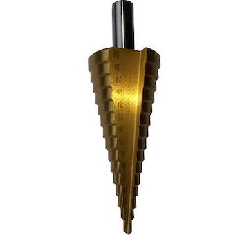 Strend Pro 4200861 Vrták stupňovitý SD41, 4-32 mm, TiN, HSS rovný, do kovu