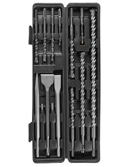 Strend Pro 420673 Sada vrtáků a sekáčů SD043, 12 kusů, SDS+, v kufru