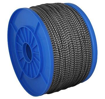 Strend Pro 432154 Lano MDB200B, 3 mm, černé, PP, č. 43 kg, L-380 m