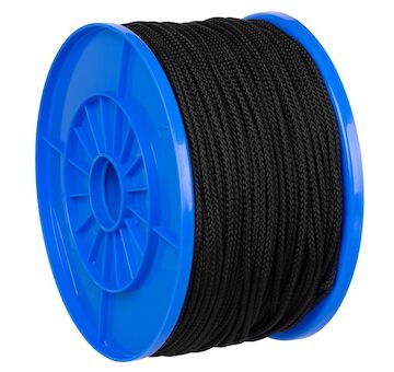 Strend Pro 432156 Lano MDB200, 4 mm, černé, PP, č. 76 kg, L-200 m