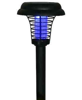 Strend Pro 8091209 MOKI 57, lampa proti hmyzu a komárům, solární, UV+bílá LED, 13x42 cm, AA
