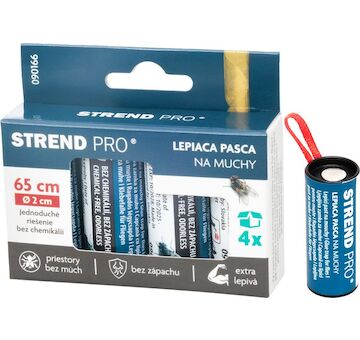 Strend Pro 90166 Mucholapka na muchy, lepový pas, bal. 4 ks