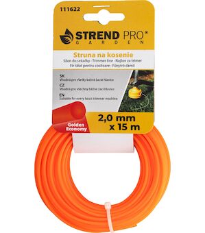 Strend Pro Garden 111622 Žací silon Golden Economy 2,0 mm, L-15 m, kulatý