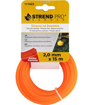 Strend Pro Garden 111623 Sečení Silon Golden Economy 2,0 mm, L-15 m, HEX