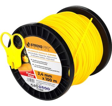 Strend Pro Garden 111809 ProCom Force 2,4 mm, midi Cívka L-100 m, s řezačkou, kulatá