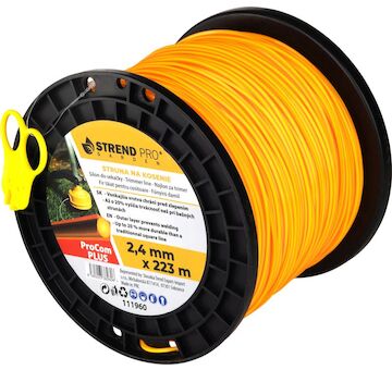 Strend Pro Garden 111960 ProCom Plus 2,4 mm, cívka L-223 m, čtvercová