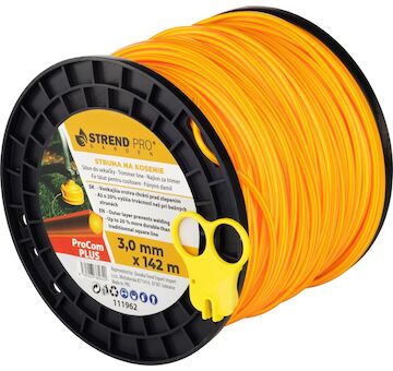Strend Pro Garden 111962 ProCom Plus 3,0 mm, cívka L-142 m, čtvercová