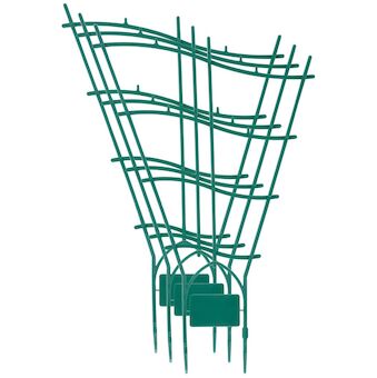 Strend Pro Garden 2110334 GreenGarden mřížka, opora pro květiny a rostliny, zahradnická, zelená, PP, balení. 3ks