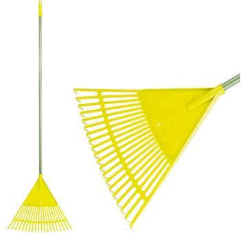 Strend Pro Garden 2110377 Hrábě na listí , zahradní, vějířové, ruční, násada 1200 mm