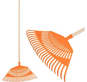Strend Pro Garden 2110393 Hrábě na listí R144, plastové, 23 zubé, plastové, 125 cm násada