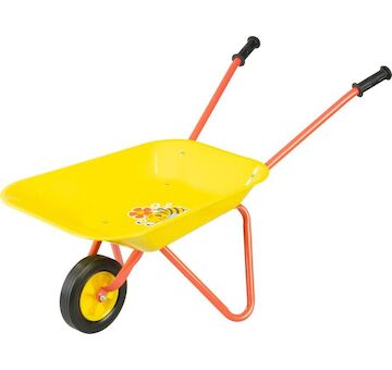 Strend Pro Garden 2111429 Kolečko , 76x38x43 cm, dětské, žluté, kovová korba