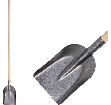 Strend Pro Garden 211293 Lopata S504A.WH, model 7131 rovná, Slim, KomaXit, dřevěná rukojeť
