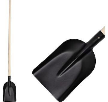Strend Pro Garden 211695 Lopata S504A.WH, model 7131, černá, úzká, dřevěná rukojeť