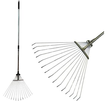 Strend Pro Garden 211870 Hrábě na listí R120, vějířové, teleskopické, kovová násada