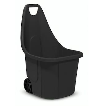 Strend Pro Garden 2120097 Vozík Blumax CADDY, 60 lit., 50x60x84 cm, černý, na zahradní odpad