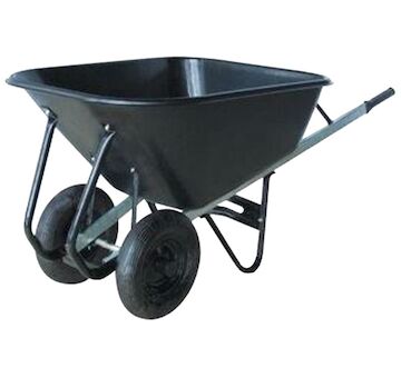 Strend Pro Garden 2160728 Kolečko Greenlawn Titan 180 lit., 2x nafukovací kolo, plast, max. 1 180 kg (demont)