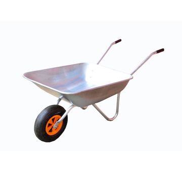 Strend Pro Garden 2161601 kolečko EcoLoad, pozinkované, 65 litrová korba, (demontované)