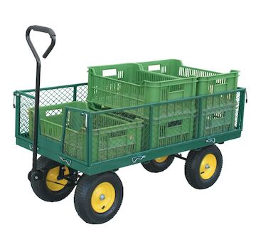 Strend Pro Garden 2170999 Ruční vozík 515, 1250x650x320 mm, zahradní vozík, max. 300 kg