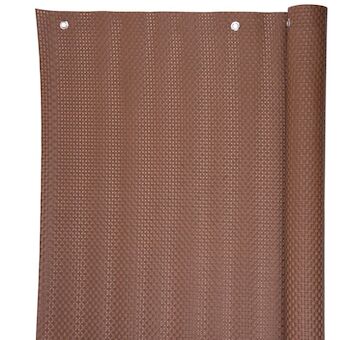 Strend Pro Garden 2171495 Polyratan 77 0,9x3 m, UV, 800 g/m2, hnědý, zastínění balkonu, se síťovinou