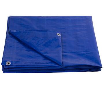 Strend pro Garden 2171703 Plachta Tarpaulin Standard 2x8, zakrývací, 80 g/m2, modrá, s oky