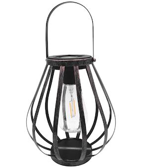 Strend Pro Garden 2171808 Hadrová lampa, 18x21 cm, solární, 2x Edison LED, AA
