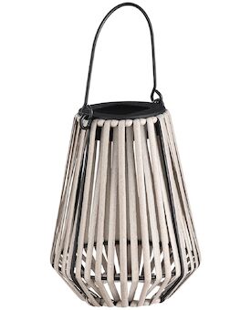 Strend Pro Garden 2172175 Zahradní lampa, solární, LED, závěsná, ratan, 12x12x24 cm