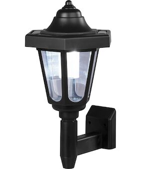 Strend Pro Garden 2172629 Lampa Wall, solární, 1x LED, na stěnu/plot, 16,5x16,5x30 cm