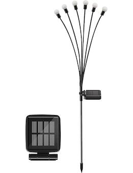 Strend Pro Garden 2172859 Lampa Garden Firefly, solární, 6x LED, nerez, 72 cm