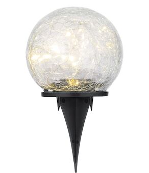 Strend Pro Garden 2172954 Lampa Garden Crackles, solární, LED, 10x19 cm