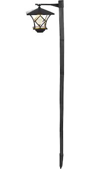 Strend Pro Garden 2172955 Lampa Garden Zia, solární, 2xLED, 17x17x153 cm
