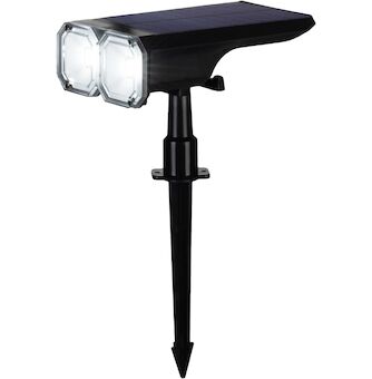 Strend Pro Garden 2172961 Svítilna , solární, LED, na zeď/zem, 16x10x27 cm