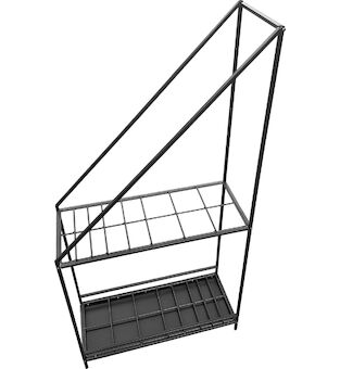 Strend Pro Garden 2173128 Stojan , držák, organizér, na zahradní nářadí, 60x24x120 cm