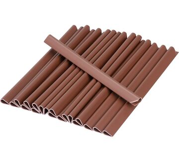 Strend Pro Garden 2173610 Klipsy EUROSTANDARD, pro uchycení stínící pásky 19 cm, mahagonová hnědá, RAL8016, 20 ks, náhradní