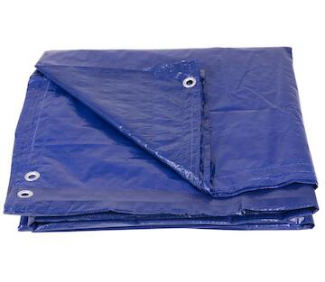 Strend pro Garden 217365 Plachta Tarpaulin Poolco 5,5 m ,120 g/m, zakrývací, modrá, kulatá, s oky