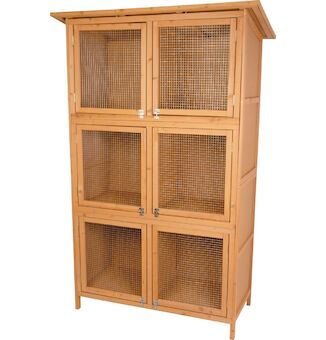 Strend Pro Garden 2173857 Kralikarna , se strechou, 116x60x180 cm