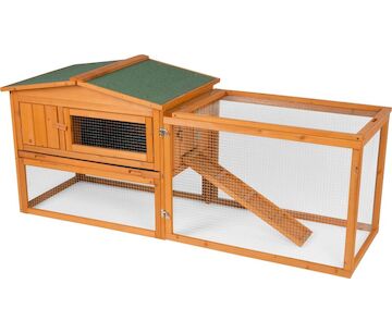 Strend Pro Garden 2173859 Kralikarna , pro drubez, se strechou, 158x58x68 cm