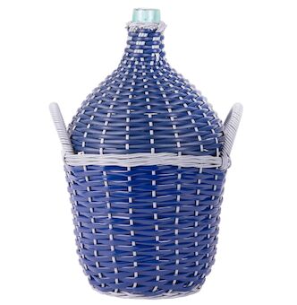 Strend Pro Garden 2211506 Demižon Cada Wilo, 15 litrů sklenice, na víno a lihoviny, opletená, barvy MIX