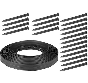 Strend Pro Garden 2211878 Lem Garden, trávníkový, elastický, černý, L-10 m, 4 cm
