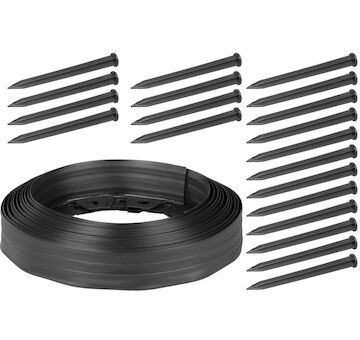 Strend Pro Garden 2211879 Lem Garden, trávníkový, elastický, černý, L-10 m, 6 cm