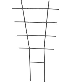 Strend Pro Garden 2212968 Mřížka , opěrná na květiny a rostliny, černá, 30,5x56,5 cm