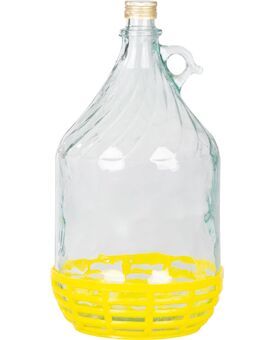 Strend Pro Garden 221418 Stella demižon, 5 litrů, sklenice na víno a lihoviny s uzávěrem