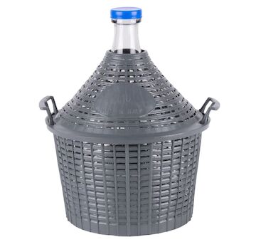 Strend Pro Garden 221425 Demižon Cada Inco, 10 litrů. skleněný, na víno a lihoviny, plastový kryt