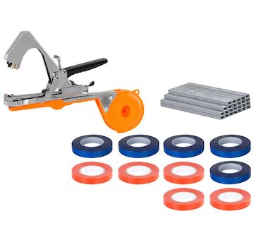 Strend Pro Garden 2291391 Kleště Cameleon, vázací, sada, 10 ks páska, 10 000 ks sponky