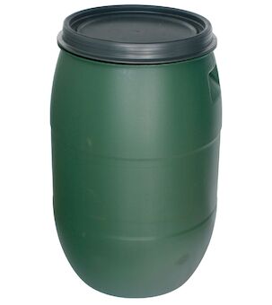Strend Pro Garden 254375 Sud Pannon Rainbarel 120 litrů. 395 mm, zelený sud na dešťovou vodu, HDPE
