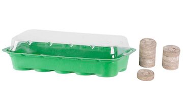 Strend Pro Garden 255462 Minipařeniště , Herrison MG-027, s 10 kokosovými tabletami, 26x12,5x4 cm